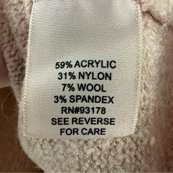 Philosophy Sweater Wool Blend Braided Arms Womans Size M Soft Rose Pink - Picture 5 of 10